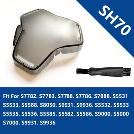 Shaver Head Protective Cap, for Series 7000 Razor Head Cover, Plastic Protective Dustproof Cap for Men's Shaver S9000, S5000, S7000, S8050, S9931, S9936, S5532 and Cleaning Brush Set