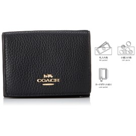 Coach 88666 Trifold Wallet, Im/Black, Free size