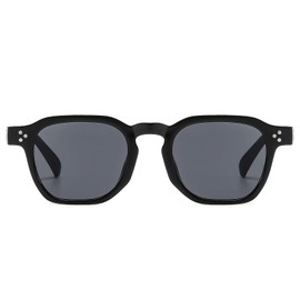 LJCZKA Polygon Sunglasses for Men and Women, Retro Square Sunglasses Vintage Shades UV400 Protection for Driving Cycling Outdoors