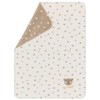David Fussenegger Mila Baby Blanket with Stick 'Be Happy' 75