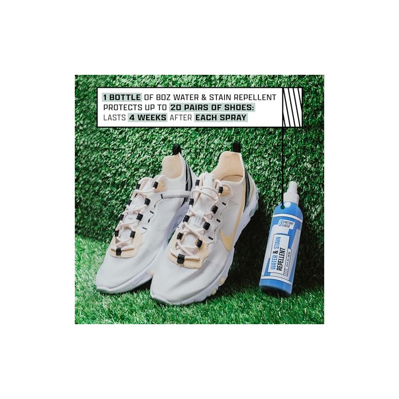 Shoe Care Kit with Cleaner, Deodorizer & Water Repellent Spray