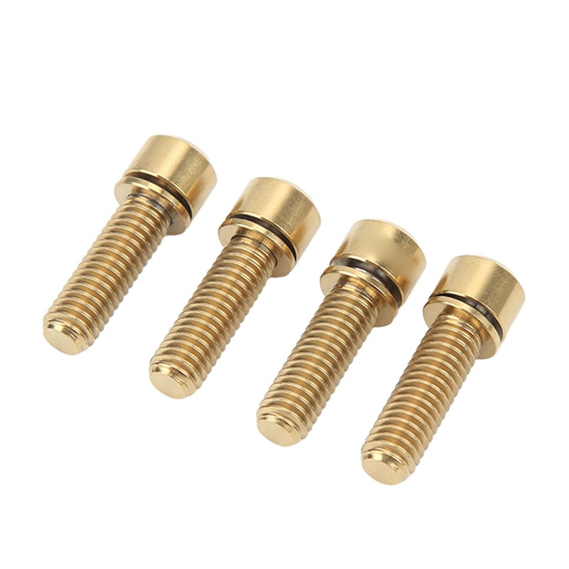 Bike Stem Bolts Screw M6 20mm Accurate Thread Rustproof Reliable