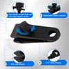 TenaLucy 10 Pieces Tarpaulin Clips, Awning Clamp, Tent Clips, Light