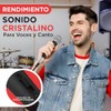 Pyle - Micrófono vocal dinámico profesional, micrófono de mano unidireccional