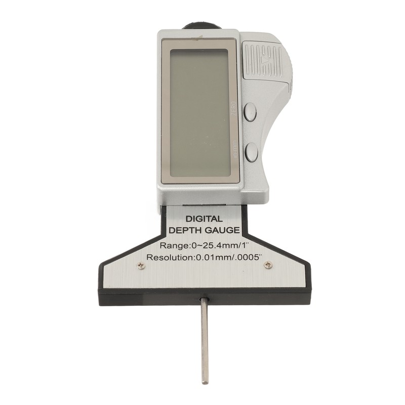 Digital Tire Depth Gauge Accurate Zeroable Car Tyre Meter Measurer
