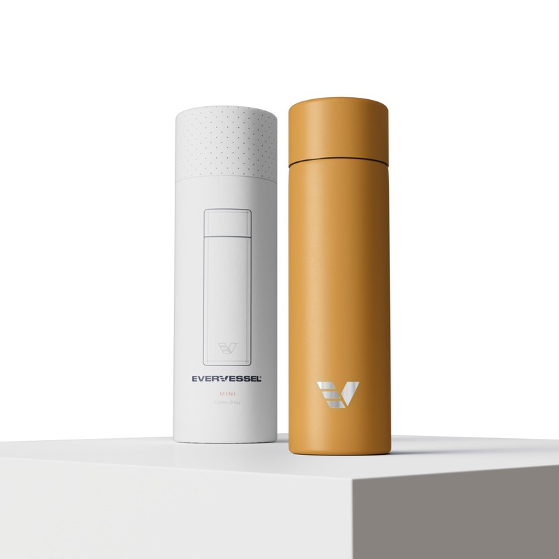 Ever Vessel Mini Stainless Steel Water Bottle 14oz - Non-insulated