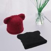 ZLYC Women Crochet Hat Knit Cat Ear Slouchy Beanie Cute