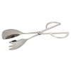 Leeber 73014 Elegance Stainless Steel Scissor Salad Tongs44; 10 in.