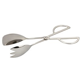 Leeber 73014 Elegance Stainless Steel Scissor Salad Tongs44; 10 in.