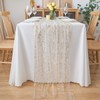 CHUQING Table Runner Gold Table Runner Golden Wedding Table Decoration