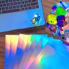 100 Sheets Holographic Printable Sticker Paper 8.5 x 11 inch