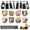 MLRYH Sushi Making Kit Sushi Maker 12 Pcs Plastic Premium