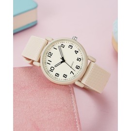 CIVO Women's Watch Waterproof Minimalist Quartz Wrist Watch Women's Bracelet Elegant Casual Quartz Watch for Women Creative, c-3 khaki, Strap.