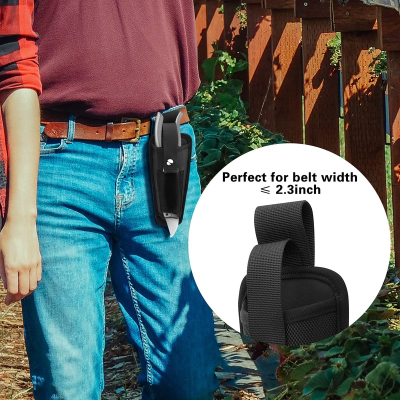 2 Pack 1680D Sheath Pouch Holder Tool Pouch for Pruning