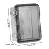 Junction Box Waterproof IP66, Surface-Mounted Distribution Box, ABS Electrical Connection