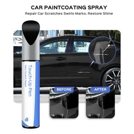 PARTS4EV Touch Up Paint Compatible with Honda Exact Match Chips and Nicks Touch Up (Raven Black(8555))