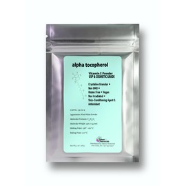 Talsen Chemicals Alpha Tocopheryl Acetate Vitamin E Powder for Skin Care DIY Cosmetic Grade 700 IU Acetate Powder (2 Ounce / 56 Gram)