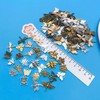 WOCRAFT 100pcs Butterfly Charms for Jewelry Making, Assorted Jewelry Bangle