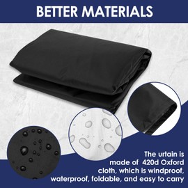 FwQoFvk Oxford Cloth Boat Privacy Tent, Heavy Duty Boat Privacy Curtain, Effective Protection Floating Changing Room Cover for Outdoor