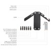 HONZIN Multitools 6 in 1 Folding Multitool, Pocket Size EDC