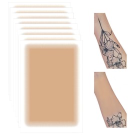 Prreal 8 Pieces Tattoo Cover Up Patch, Natural Looking Cover Up Tattoos and Scar Tattoo Plasters, Waterproof, Invisible Body Concealer Makeup Stickers, Natural