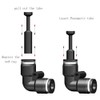 30 pcs 1/4 inch Pneumatic Cap Style Plug Fitting,Push-to-Connect Fitting