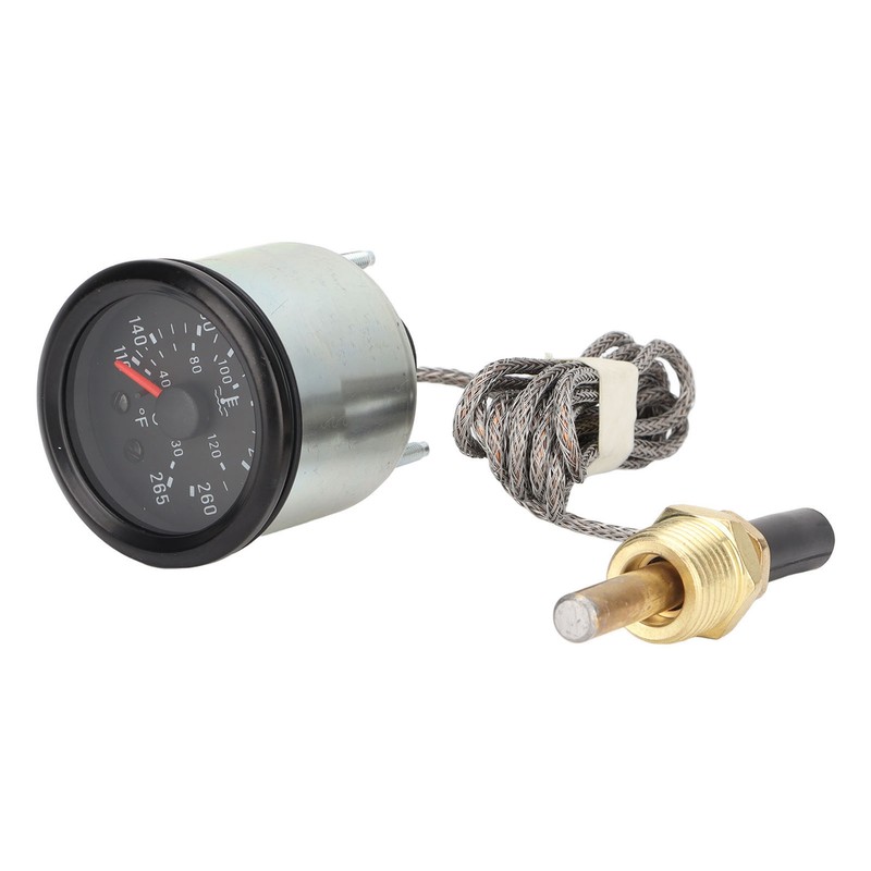 Water Temperature Gauge with Sensor 52mm Dial Pointer Mechanical Water
