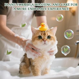 ROZINO Short Haired Cat Shampoo - Rich Foam, Gentle Cleansing & Moisturizing Formula with Vanilla Coconut Oil for Soft Shiny Fur:_Two sets