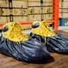 ShuBee Waterproof Shoe Covers Slip-Resistant Disposable for Construction, Indoor Carpet