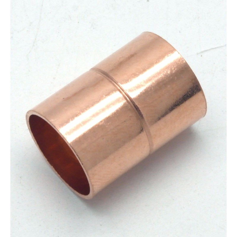 10mm End Feed Copper Equal Straight Coupling 1 x Pack