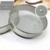 12 Inch Sieves Fine Mesh Strainer Stainless Steel Sifter Round
