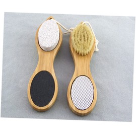 FOMIYES Foot Care Foot Rub Pumice Stone Exfoliating Brush Bath Brush Natural Materials Safe