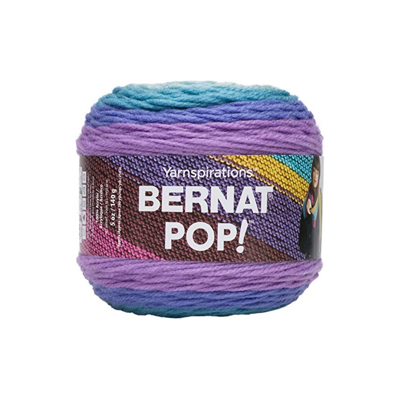 Bernat POP!, 5oz, Guage 4 Medium, 100% Acrylic, Masquerade