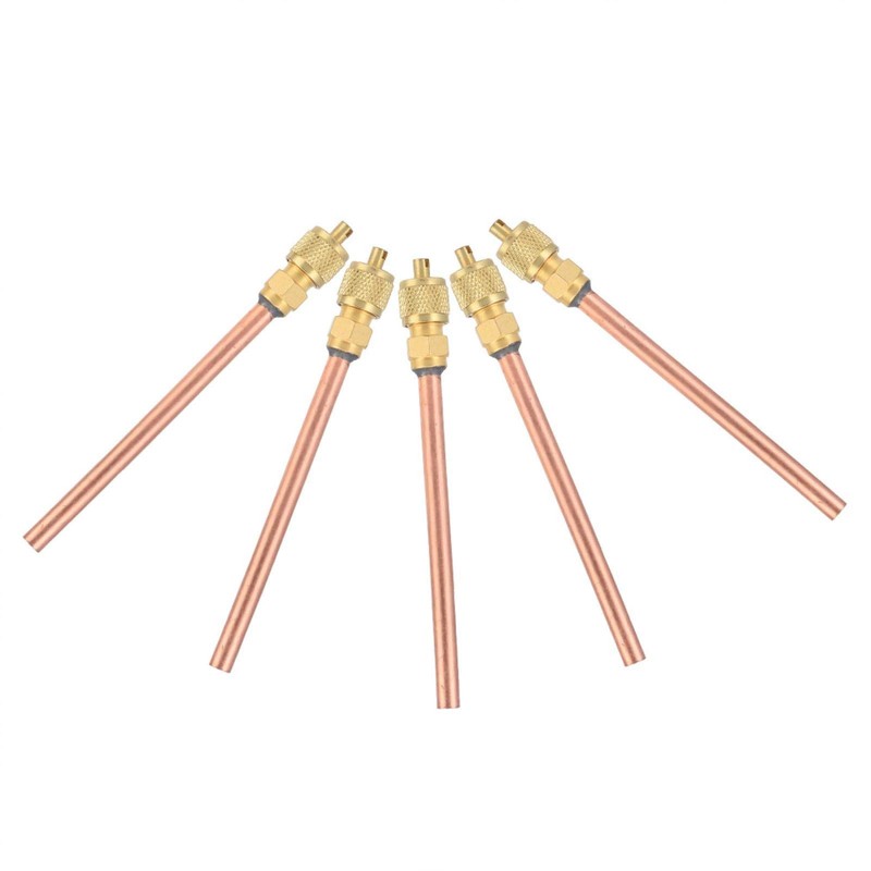 5Pcs Refrigerator Check Valve, Refrigerator Compressor, Copper Air Conditioner Conditioning