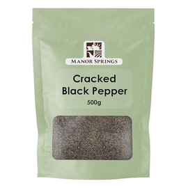 Cracked Black Pepper (Coarse Ground) 500g