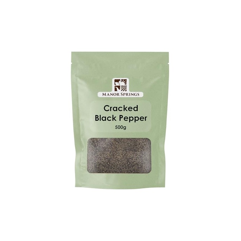 Cracked Black Pepper (Coarse Ground) 500g