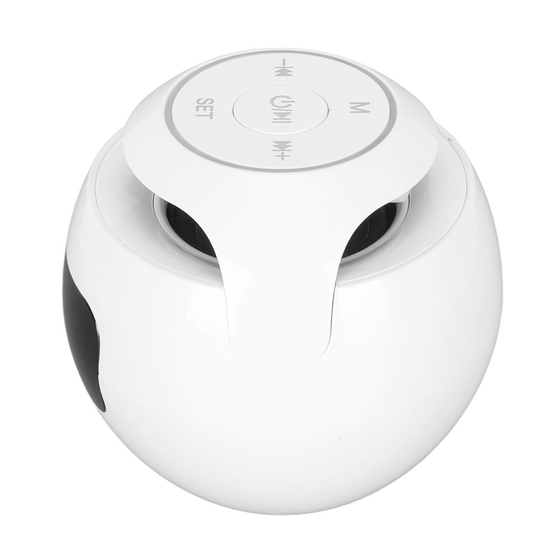 Bluetooth Alarm Clock Speaker Bass Full FM Radio Multifunction Portable