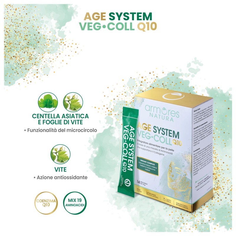 Armores Natura Integratori Alimentari, Age System, Integratore Pelle, a Base