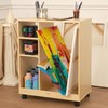 VISWIN Art Cart Organizer, Solid Beechwood Art Supply Storage Organizer