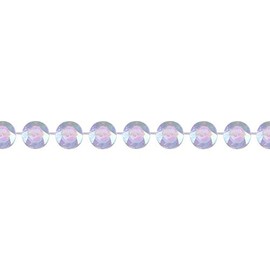 Ymiko 30m Cadena de Cuentas acrílicas con Forma de Cristal para Adornos de Bricolaje Artesanías Cuentas Festival Fiesta Decoración Cortina Boda/Cumpleaños/Decoraciones para