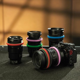 Tilta Universal Focus Gear Ring Kit (5 Pcs), 0.8 Standard Gear Camera Lens Accessories Compatible with a Wide Range of Lenses TA-UFGR-K