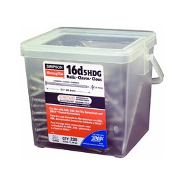 Simpson Strong-Tie 16D5HDG Structural Connector 3-1/2-Inch by .162-Inch 8-Gauge Smooth Shank Hot-Dip Galvanized Nails