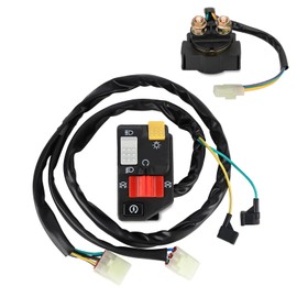 M MATI Handlebar & Starter Relay Switch for Honda TRX450ER 450ER 2006-2014 35150-HP1-A03 35150-HP1-A02 35850-HP1-601