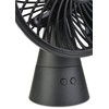 Treva 5 Inch Rechargeable Oscillating Fan with USB Charging Port,