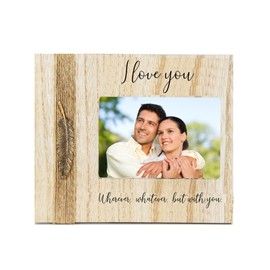 SOITU Valentines Day Gifts.Personalized picture frame 4x6. Gifts for couples .Anniversary. 50th gifts for couple. wedding picture frame. I love you gifts for (ENGLISH)