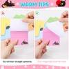 JIANTA 12 Pads Black Cat Sticky Notes, 3 x 3