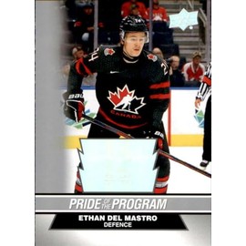 2023 Upper Deck Team Canada Juniors #70 Ethan Del Mastro Team Canada Hockey Card - Sportscard Superstore