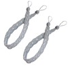 YankMooM 2 Pack Curtain Tiebacks Hand Knitting Curtains Tied Rope