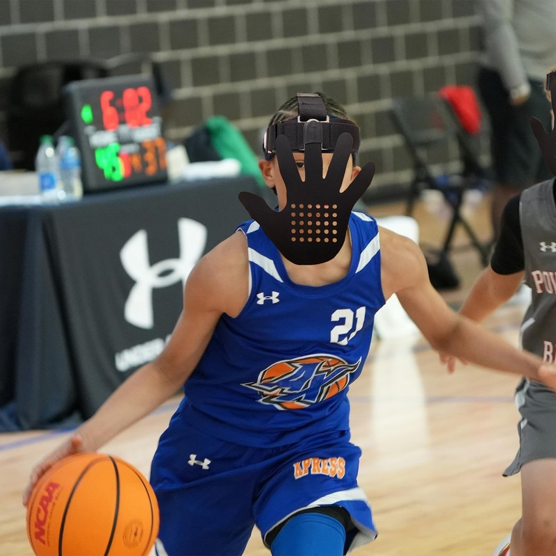 HOOJAKU 3D Hand-in-Face Basketball Training Mask, 2nd Gen with Moisture