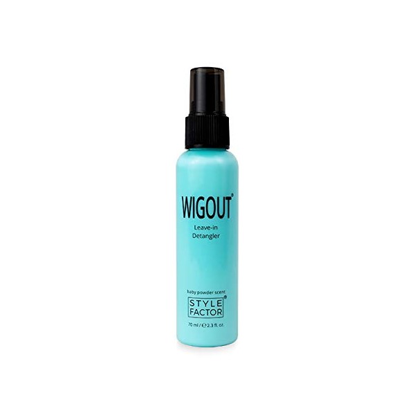 Style Factor Wigout Leave in Detangler Baby Powder Scent 2.3 oz